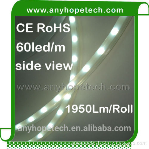 335 60leds 4.8W water resistant waterproof side view smd led strip